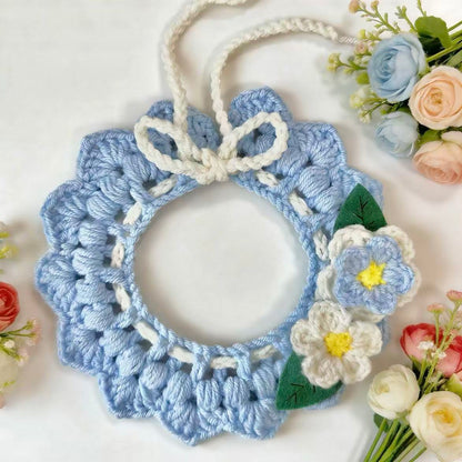 Cute Pet Knitted Drool Bib – Soft & Skin-Friendly